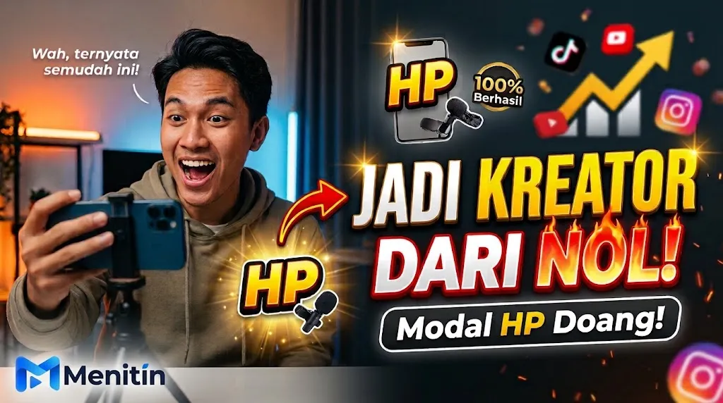 Rahasia Jadi Konten Kreator dari Nol: Modal HP Doang Juga Bisa Hasilkan Karya Berkualitas!